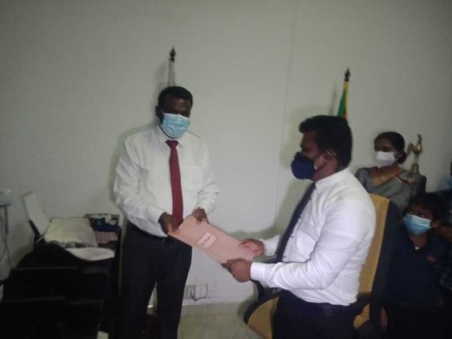 Assumption of duties by the New Govt.Agent. Mr.P.A. Sarathchandra-27.08.2021